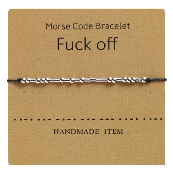 🎁🎁2/$18 Free with a min $50. 2/$20 Morse code bracelet - Picture 2 of 13